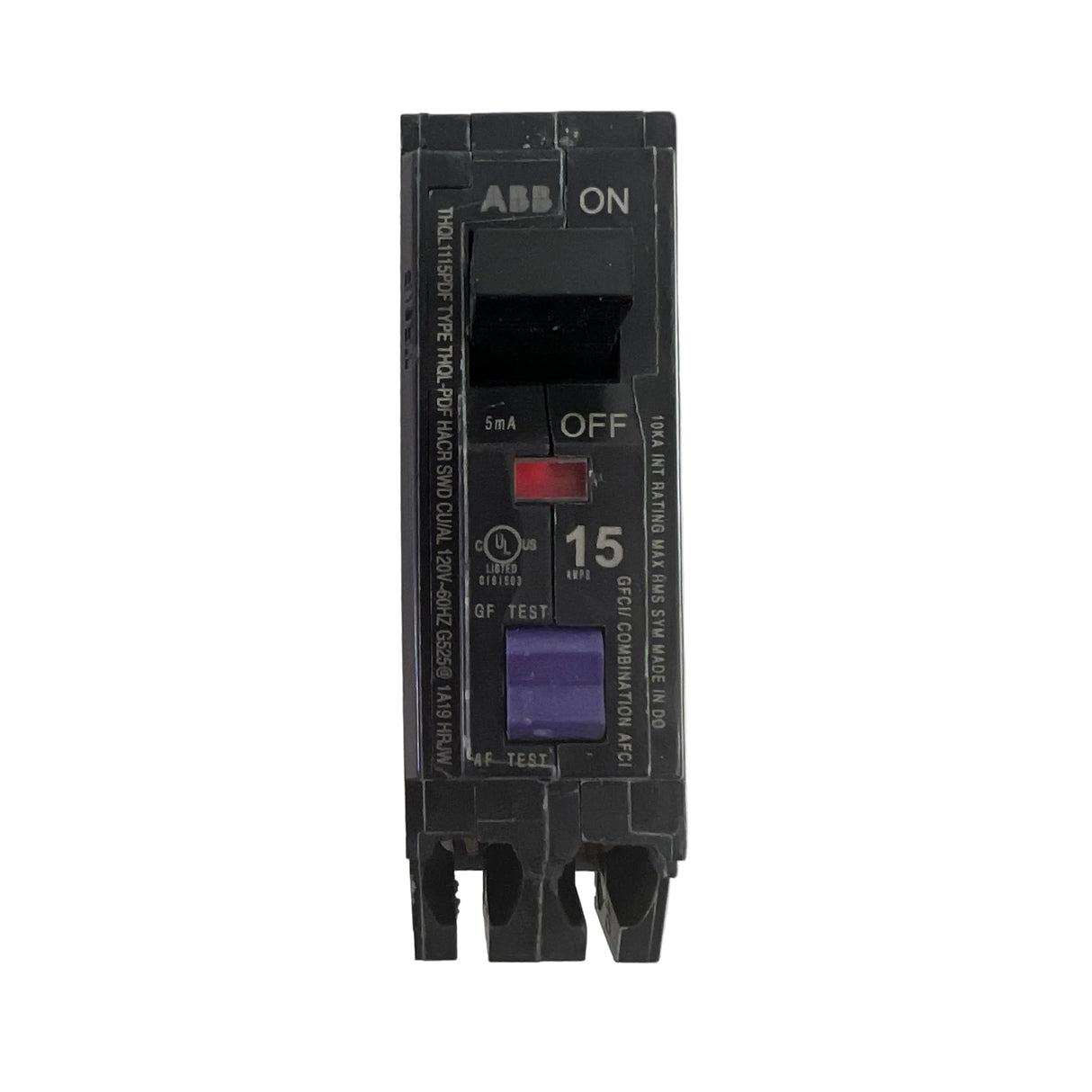 General Electric (ABB) - THQL1115PDF 1P 15A Dual Function THQL Frame - NEW - Circuit Breaker
