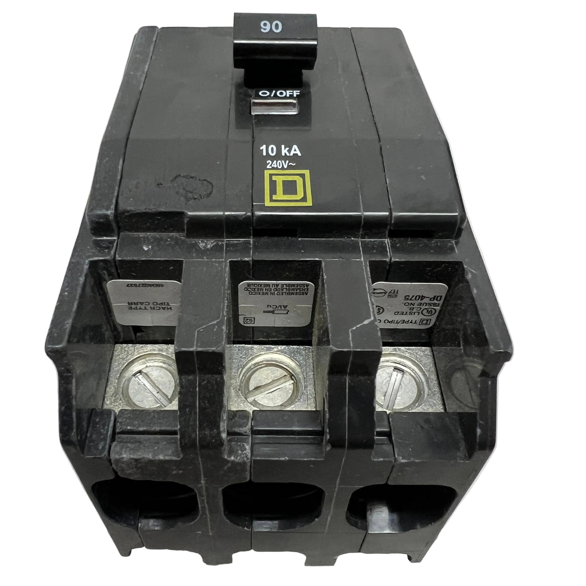 Square D QO390 3-Pole 90 Amp QO Plug-In Circuit Breaker 120/240V - NEW
