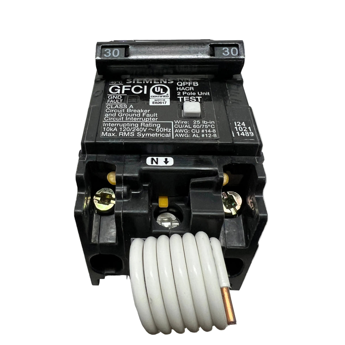 Siemens Q230GF 2-Pole 30 Amp QP GFCI Ground Fault Circuit Breaker 120/240V - NEW
