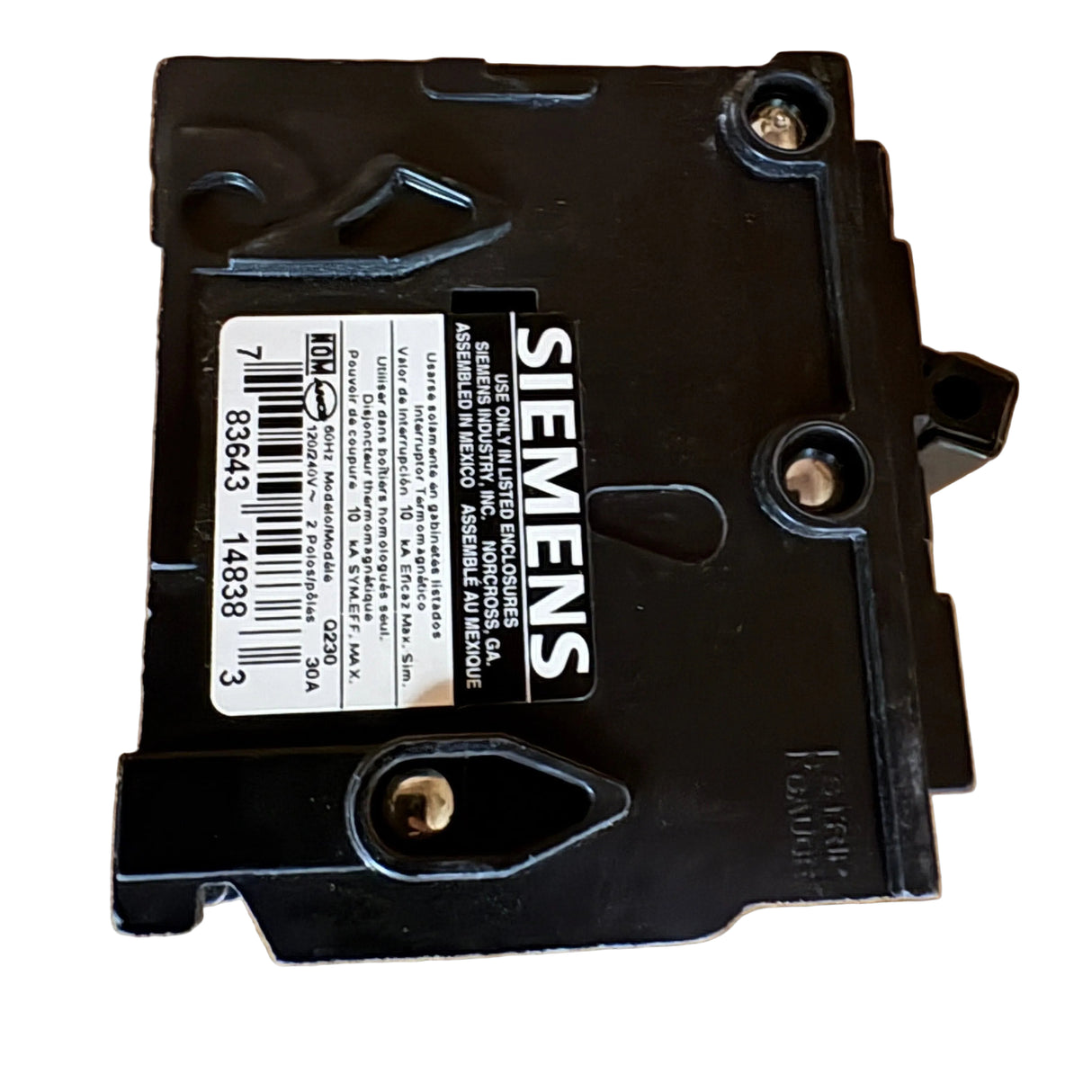 SIEMENS - Q230 - NEW - 30 Amp 2-Pole - Circuit Breaker
