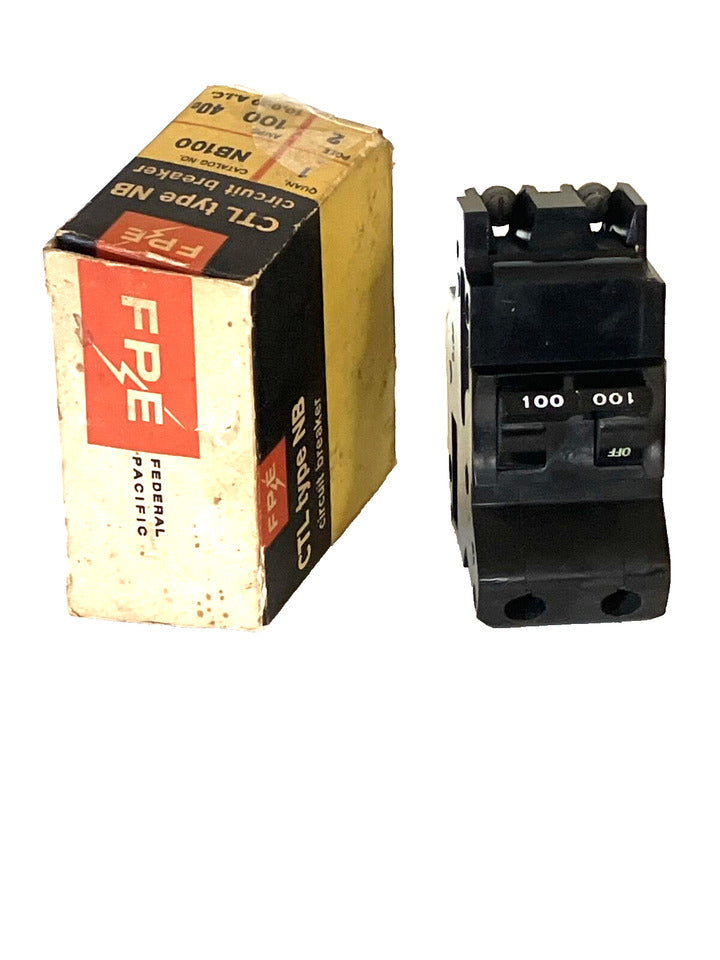 Federal Pacific / FPE - NB100 - Bolt-On - NEW - Circuit Breaker
