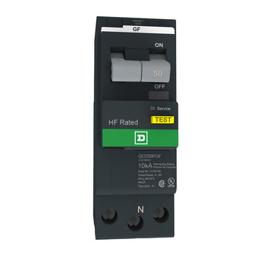 Square D QO250PGF 2-Pole 50 Amp QO GFCI Circuit Breaker 120/240V Plug-in - NEW

