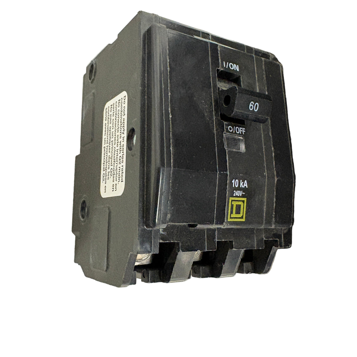 Square D by Schneider Electric - QO360 QO 3 pole 60 amp Plug On 120/240V - NEW Circuit Breaker
