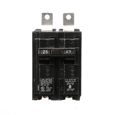 Siemens B225 2-Pole 25 Amp Bolt-On Circuit Breaker 120/240V 10kAIC - NEW
