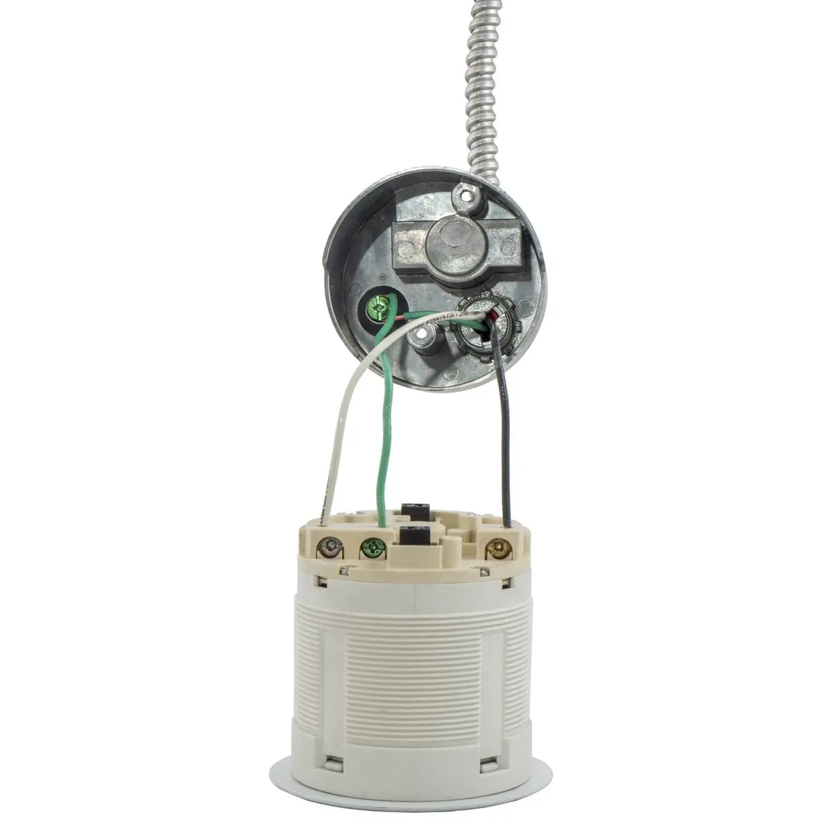 Bryant 20A Kitchen Counter Receptacle Flush Mount Aluminum | RCT200W
